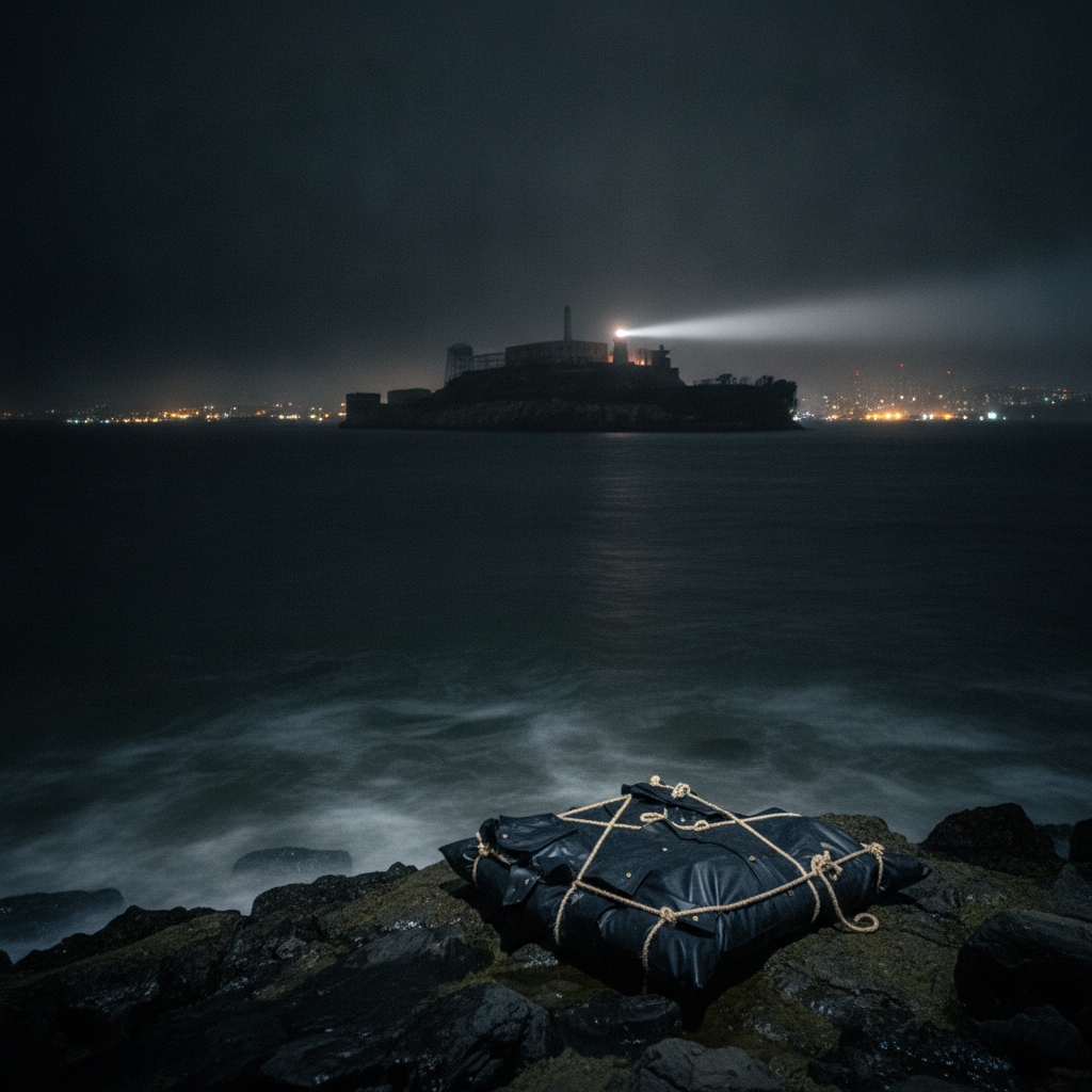 Three Men, a Raincoat Raft and a Cold Bay: The Night Alcatraz Was Beaten