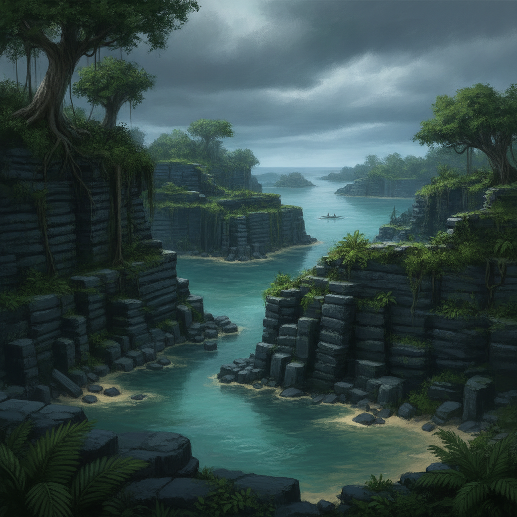 Nan Madol: Die Steinstadt, die jemand auf ein Riff gebaut hat